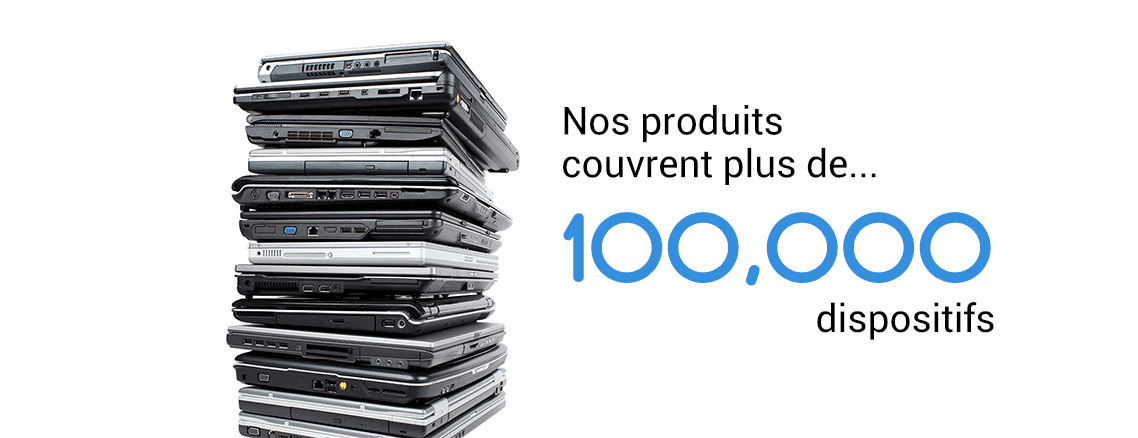 Nos produits couvrent plus de 100000 batteries