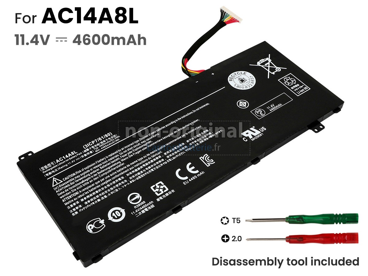 Batterie pour Acer Aspire V NITRO VN7-572G-7880 laptop