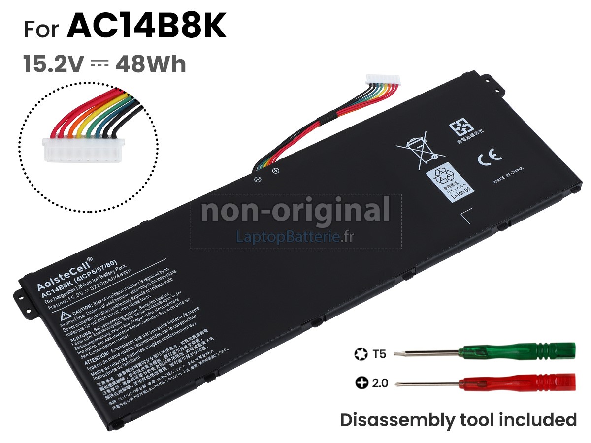 Batterie pour Acer AC14B18K