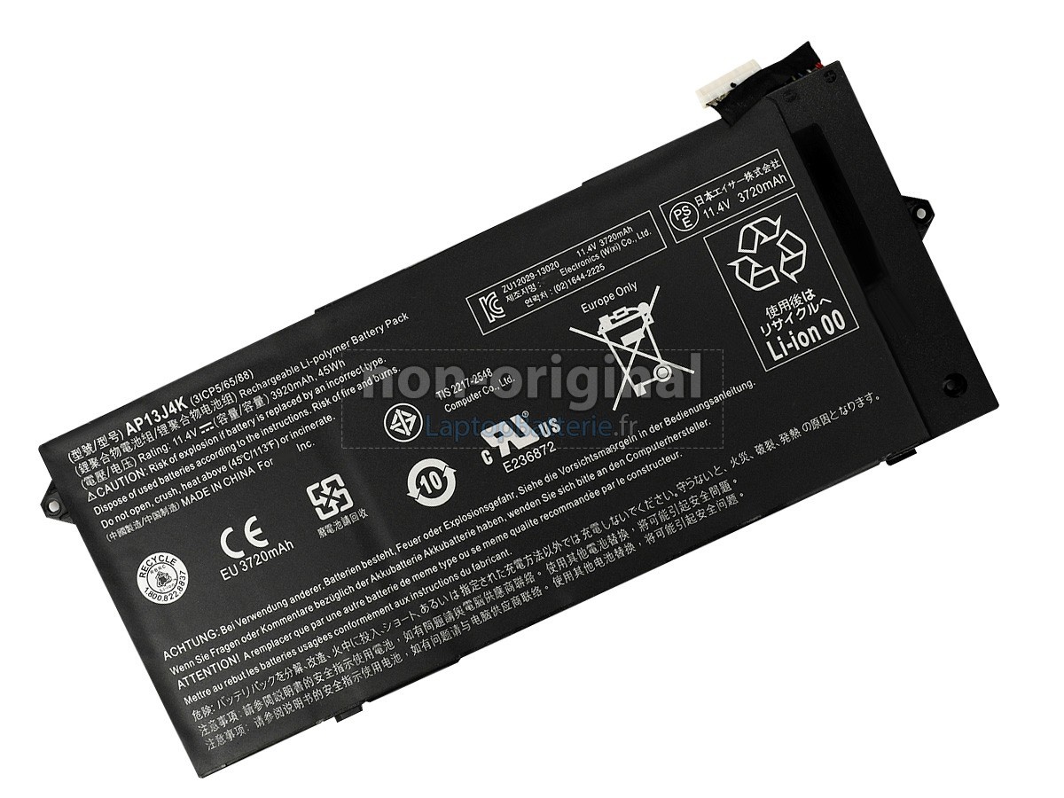 Batterie pour Acer Chromebook C740-C3P1 laptop
