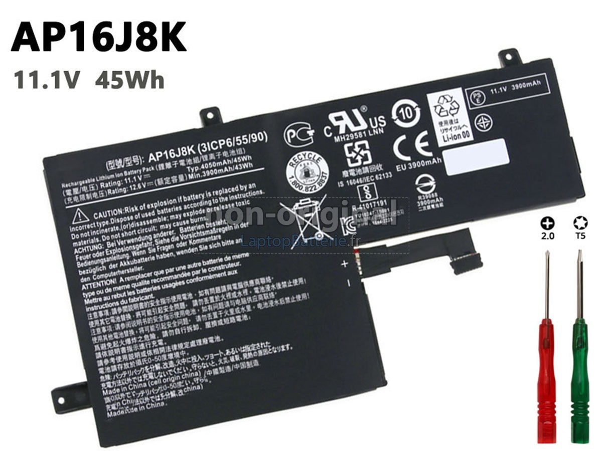 Batterie pour Acer Chromebook 11 N7 C731T-C9M4