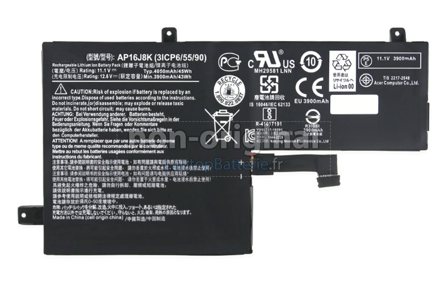 Batterie pour Acer AP16J8K