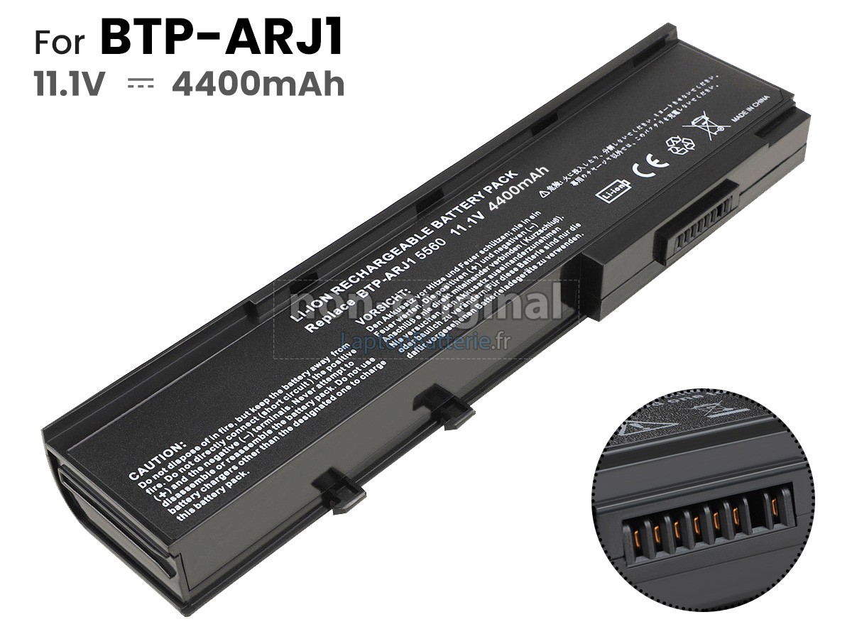 Batterie pour Acer BT.00607.018