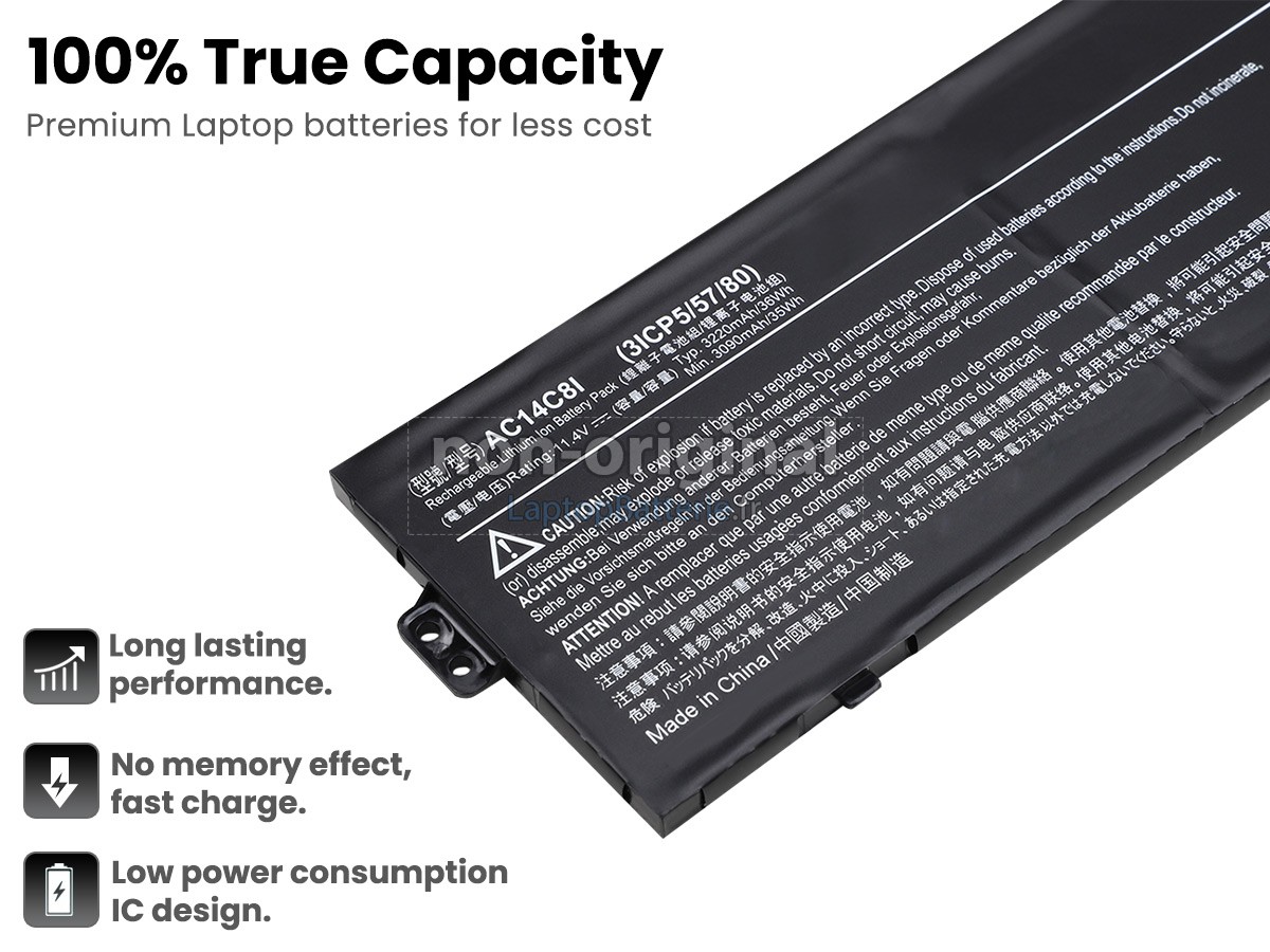 Batterie pour Acer KT.0030G.007