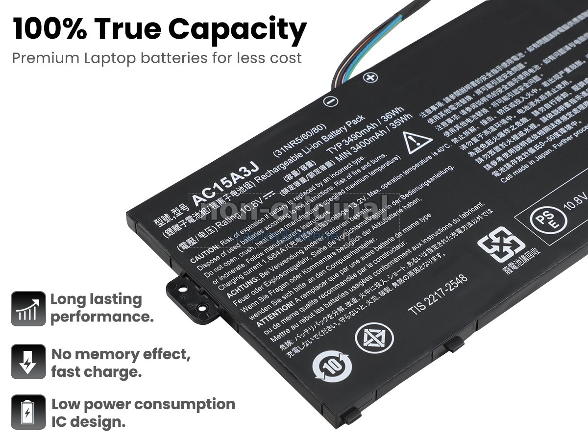 Batterie pour Acer Chromebook CB5-132T