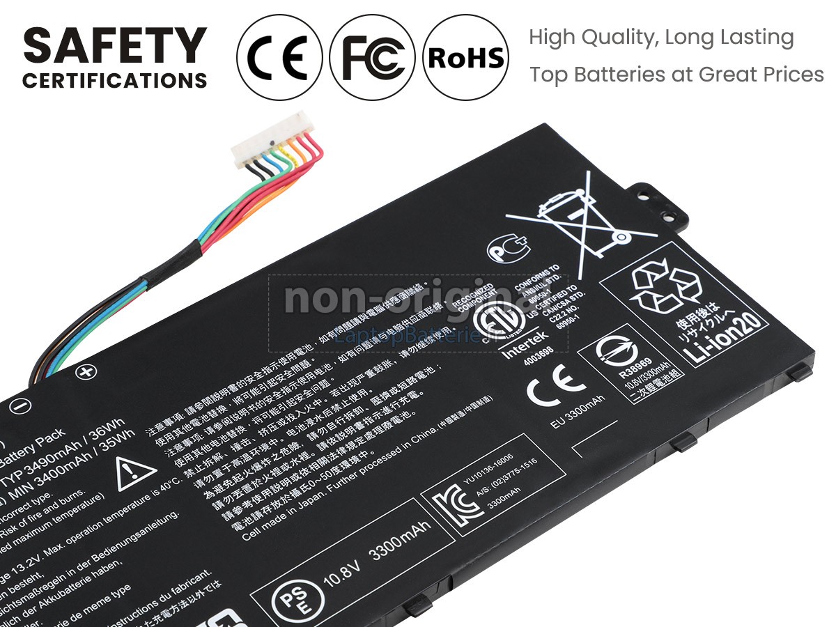 Batterie pour Acer Chromebook R11 CB5-132T-C8KL
