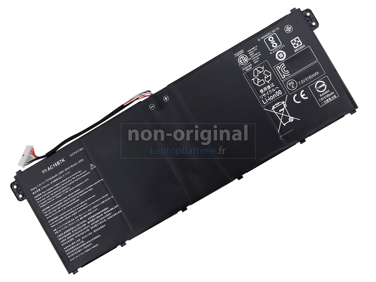 Batterie pour Acer AC16B7K(4ICP5/57/80)