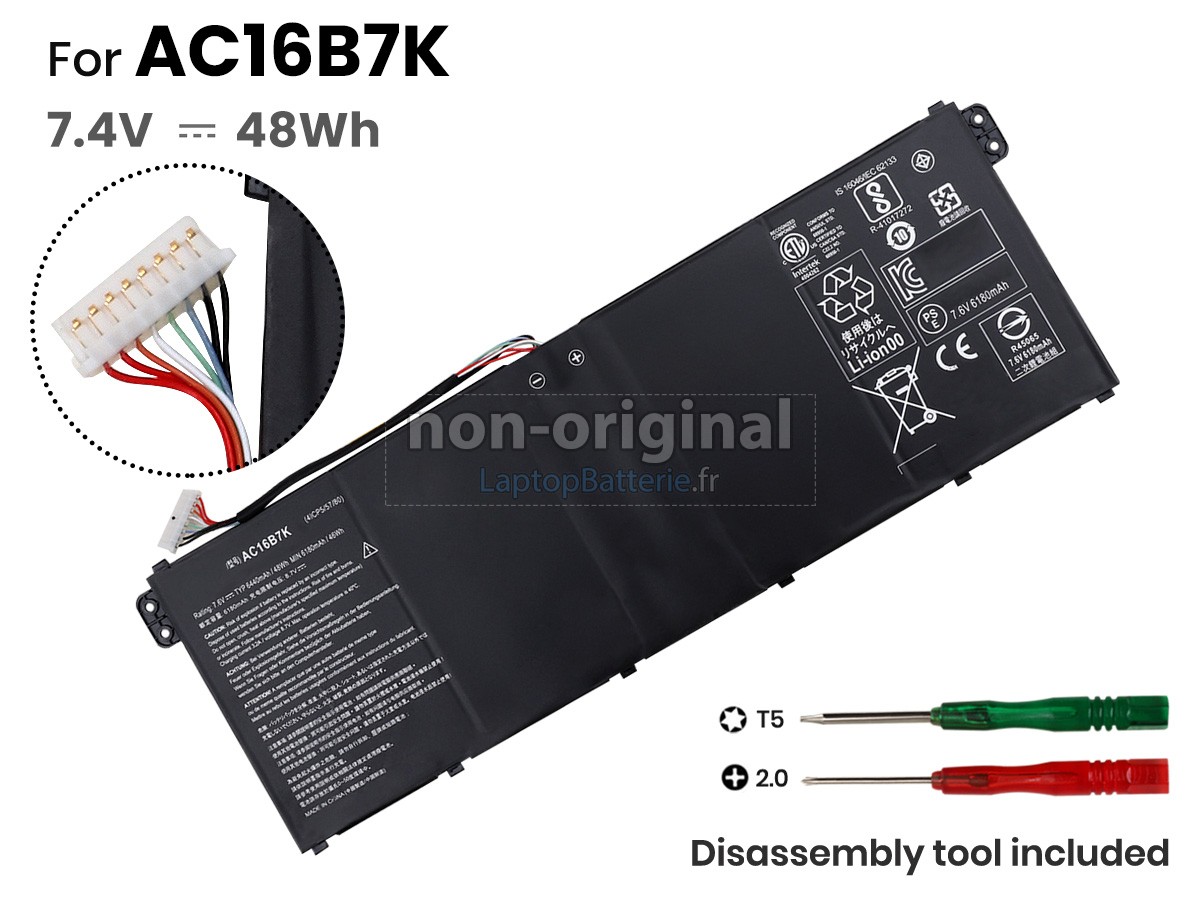 Batterie pour Acer AC16B8K