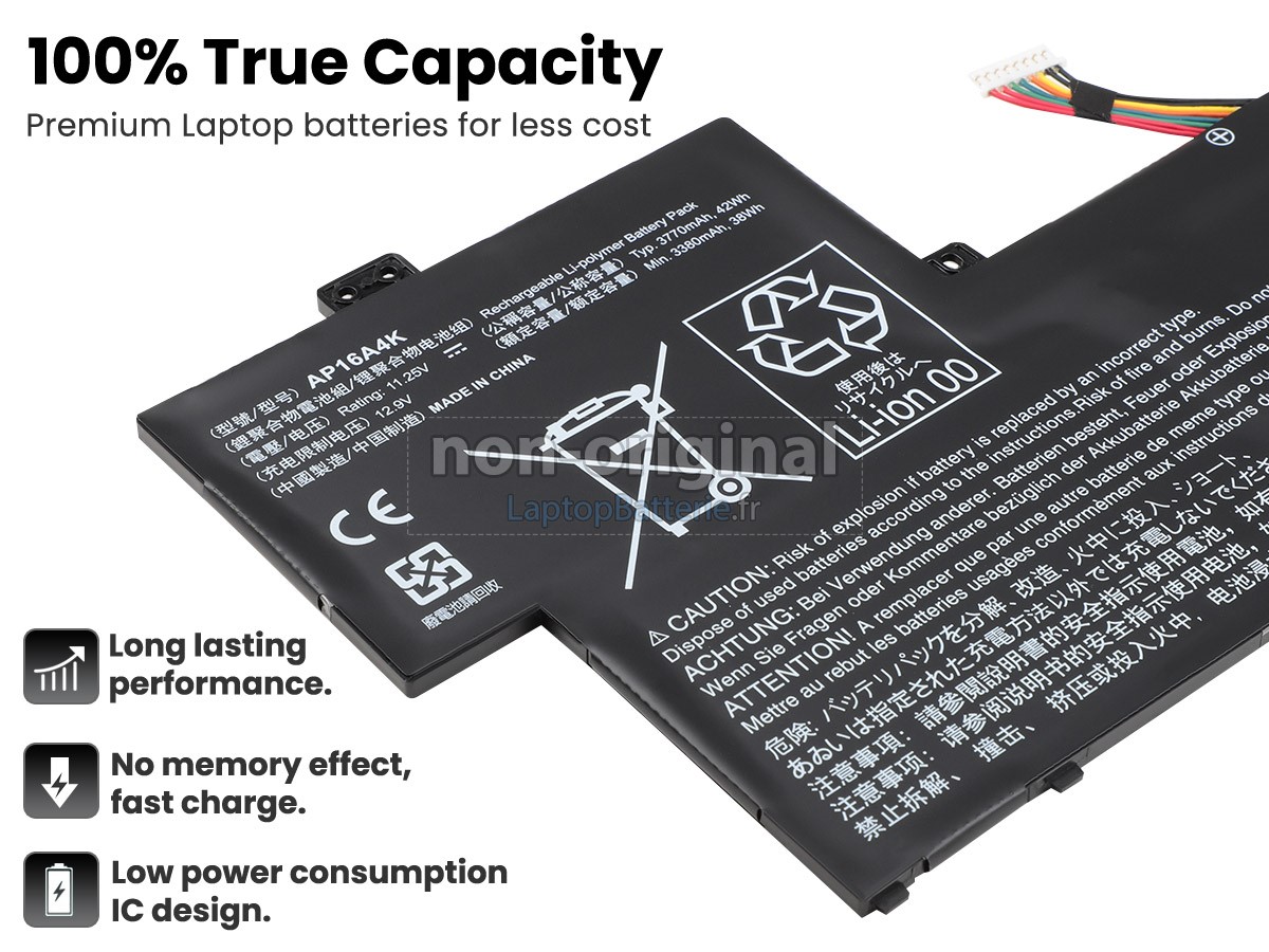 Batterie pour Acer Aspire One CLOUDBOOK AO1-132-C52V