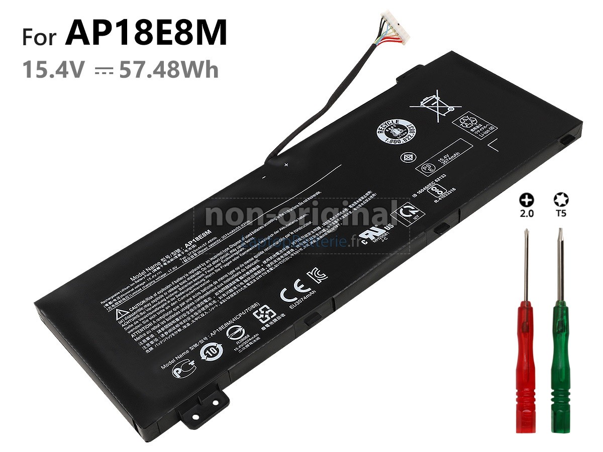 Batterie pour Acer NITRO 5 AN515-54-568Z