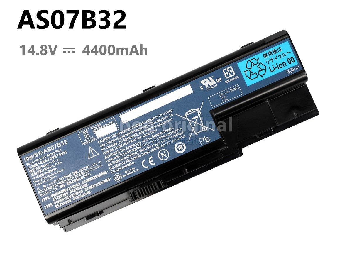 Batterie pour Acer AS07BX2 laptop