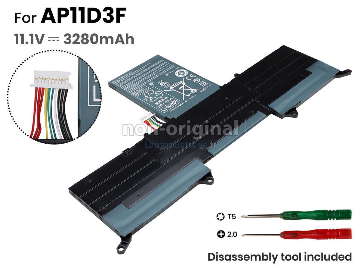 Batterie pour Acer Aspire S3-391-33214G52ADD