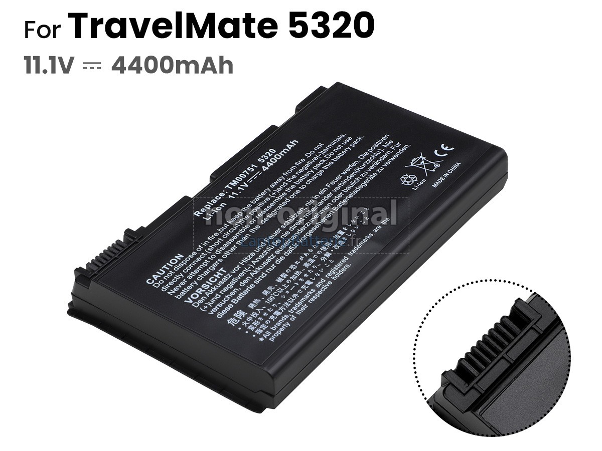 Batterie pour Acer TravelMate 5320