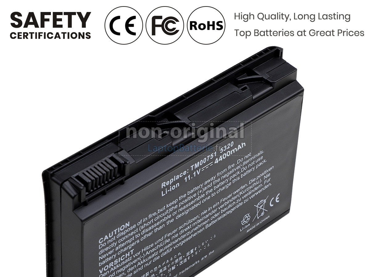 Batterie pour Acer TravelMate 5520