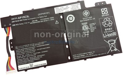 Batterie pour ordinateur portable Acer AP15C3L(2ICP4/91/91)