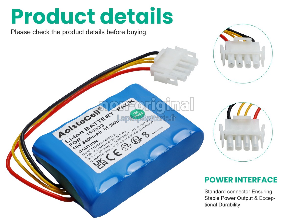 Batterie pour ALko ROBOLINHO 300 E