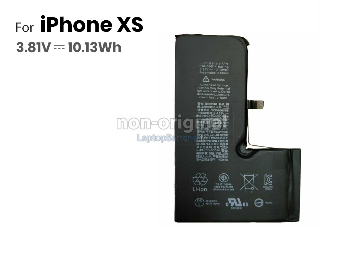 10.13Wh Batterie pour Apple IPHONE XS 