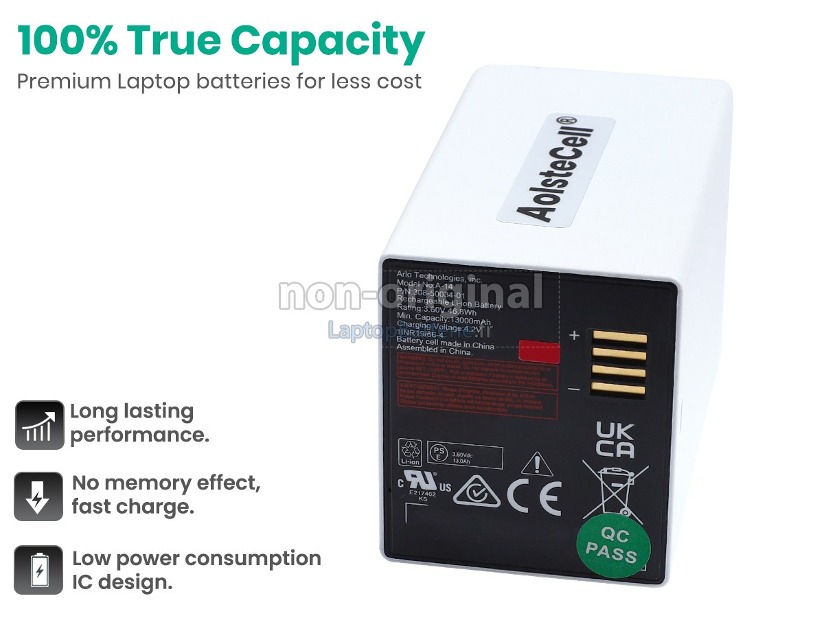 Batterie pour Arlo A-7A