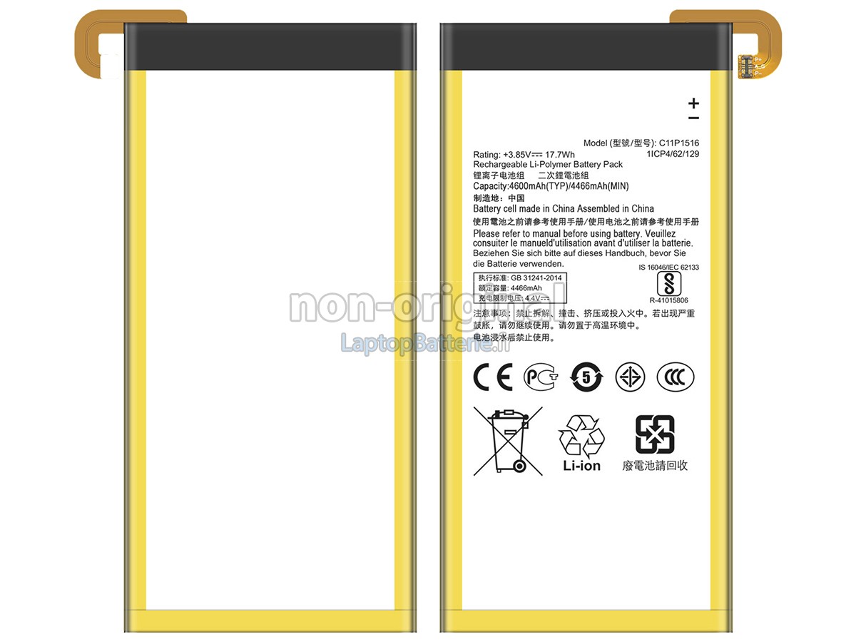 Batterie pour Asus C11P1516