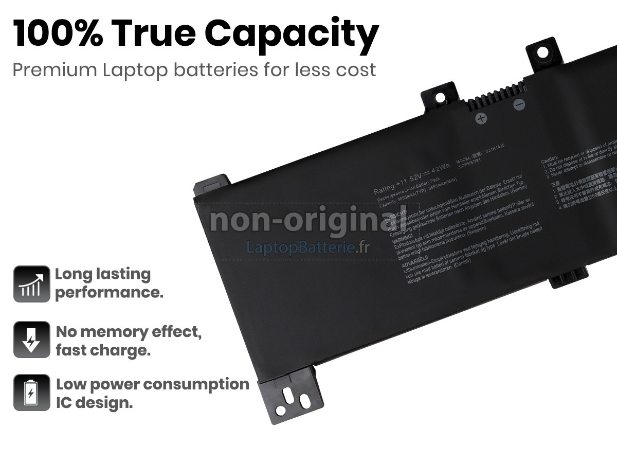 Batterie ordinateur portable Asus VivoBook R702QA 