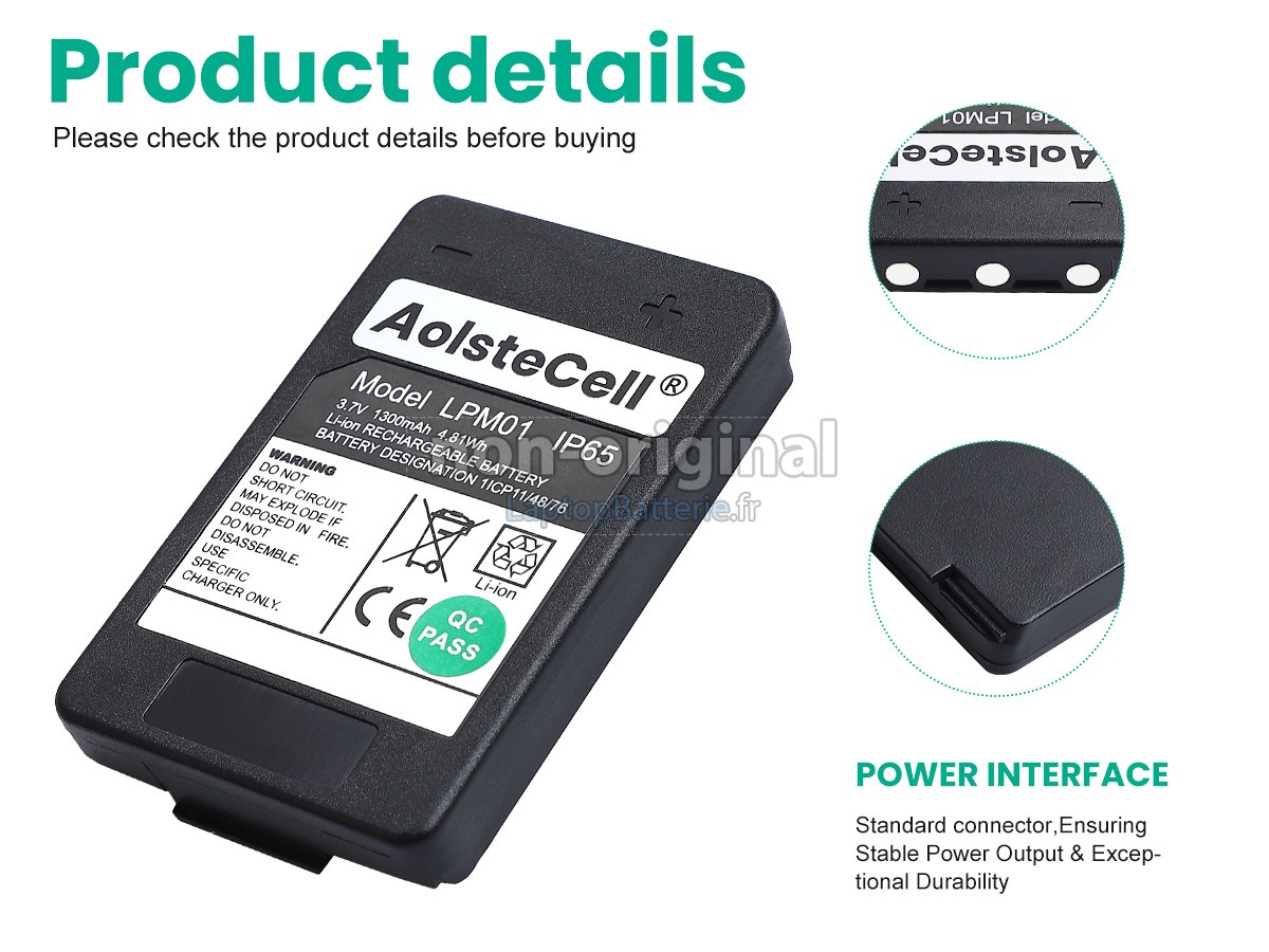 Batterie pour Autec LPM01