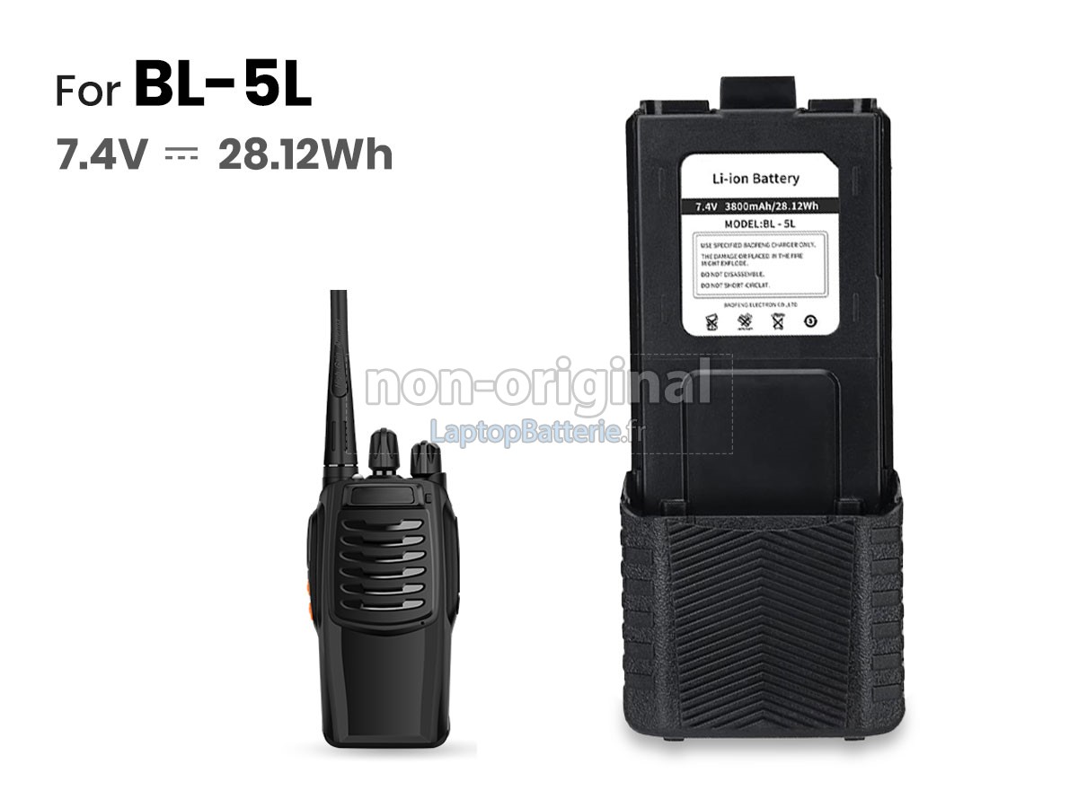 Batterie pour Baofeng UV-5RTP