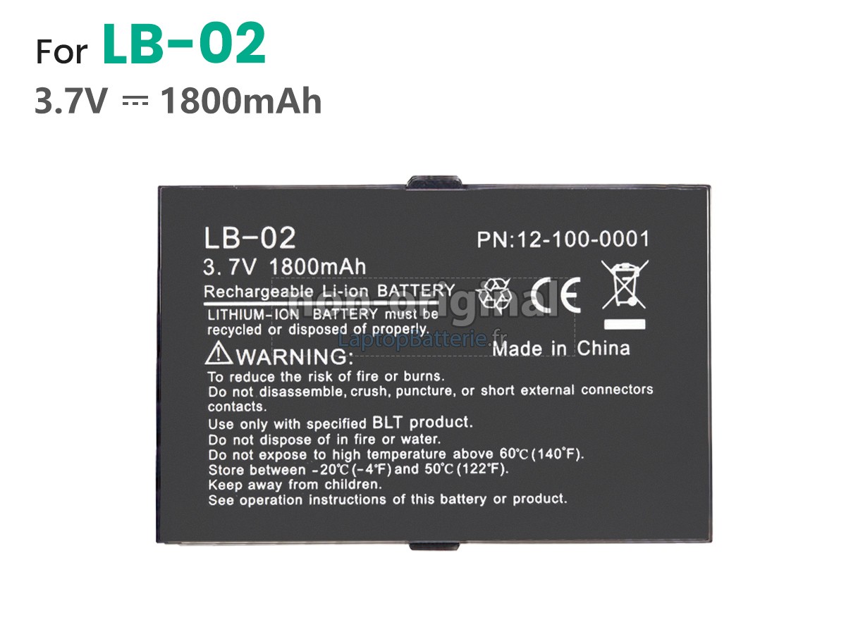 Batterie pour Biolight 12-100-0001