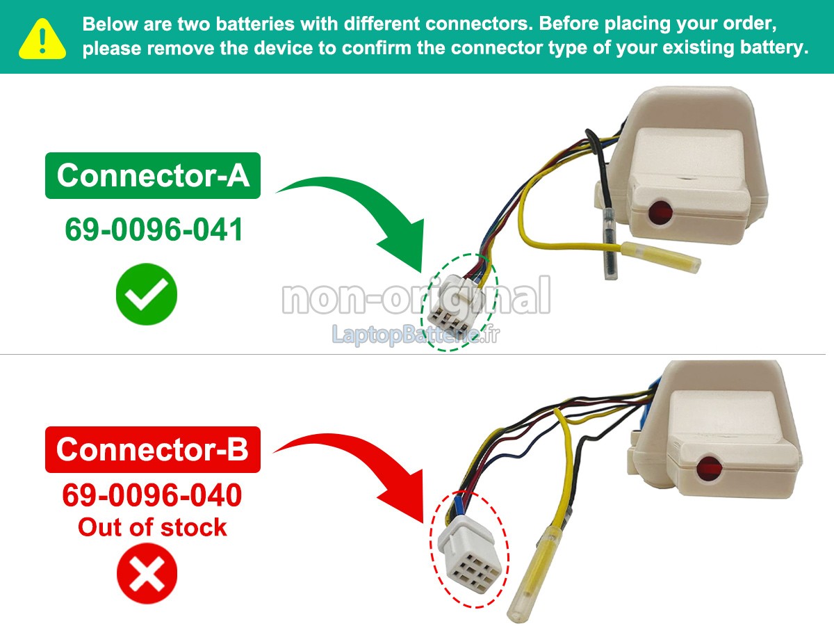 Batterie pour Bissell 1620966
