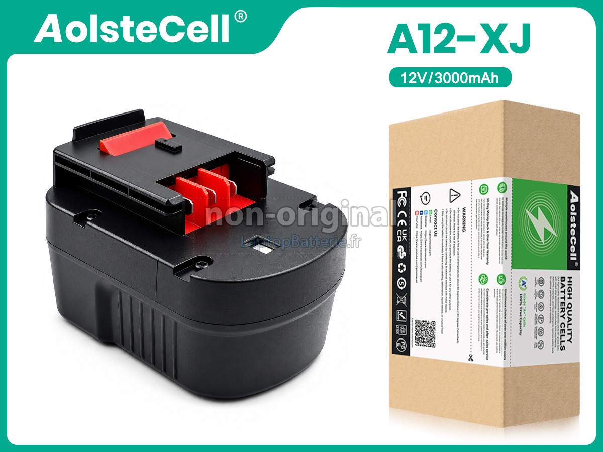 Batterie pour Black Decker A12