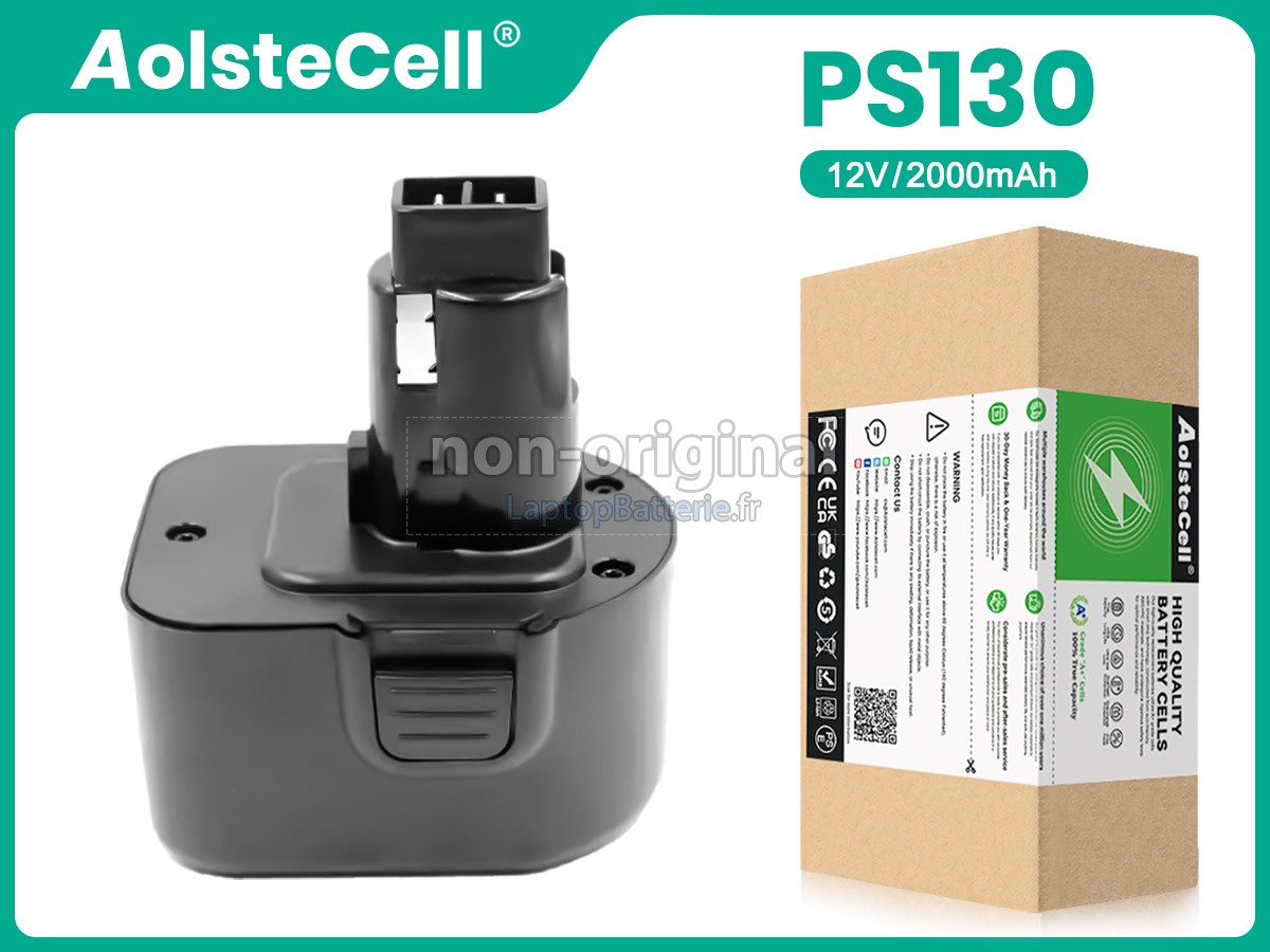 Batterie pour Black Decker 12V-PS130