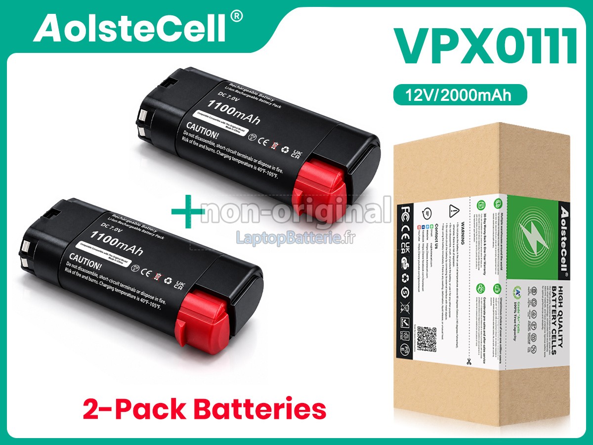 Batterie pour Black Decker VPX2102