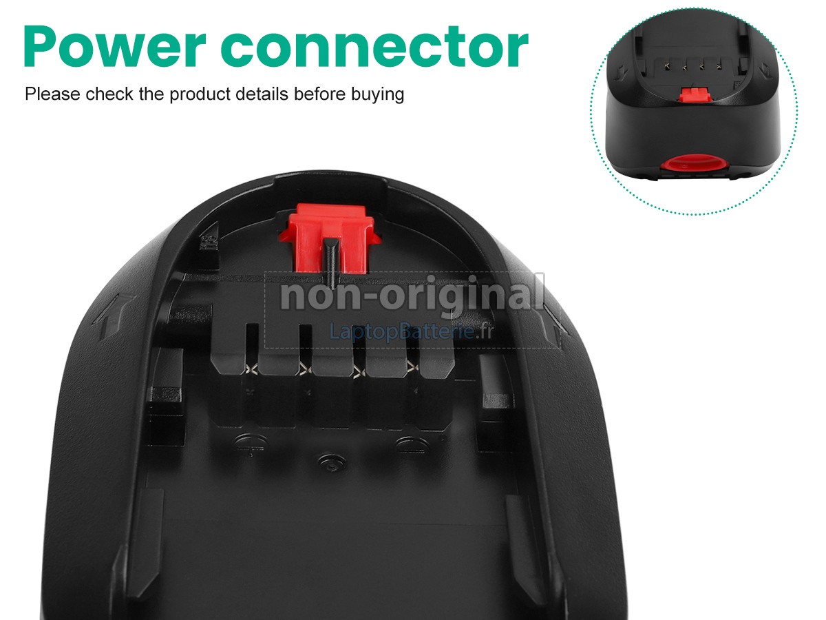 Batterie pour Bosch 2607336441