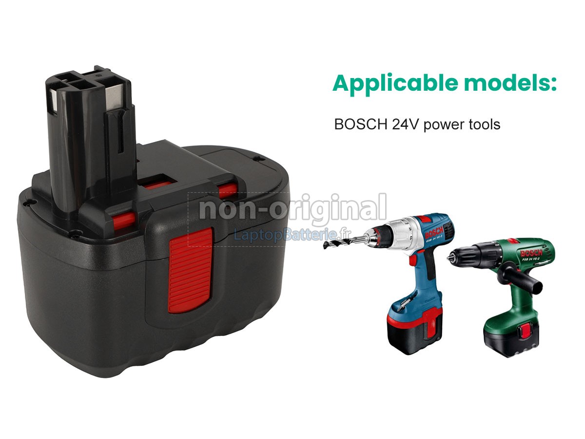 Batterie pour Bosch GSR 24VE-2