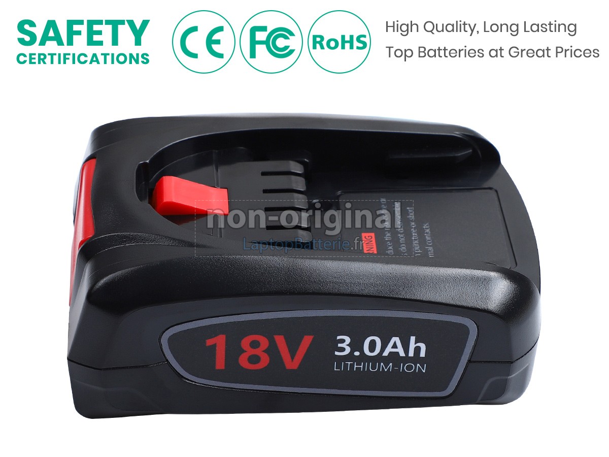 Batterie pour Bosch 2607336441