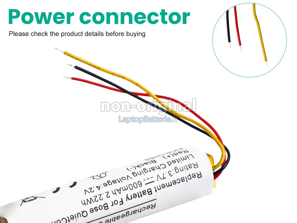 Batterie pour Bose QUIETCOMFORT 35 II