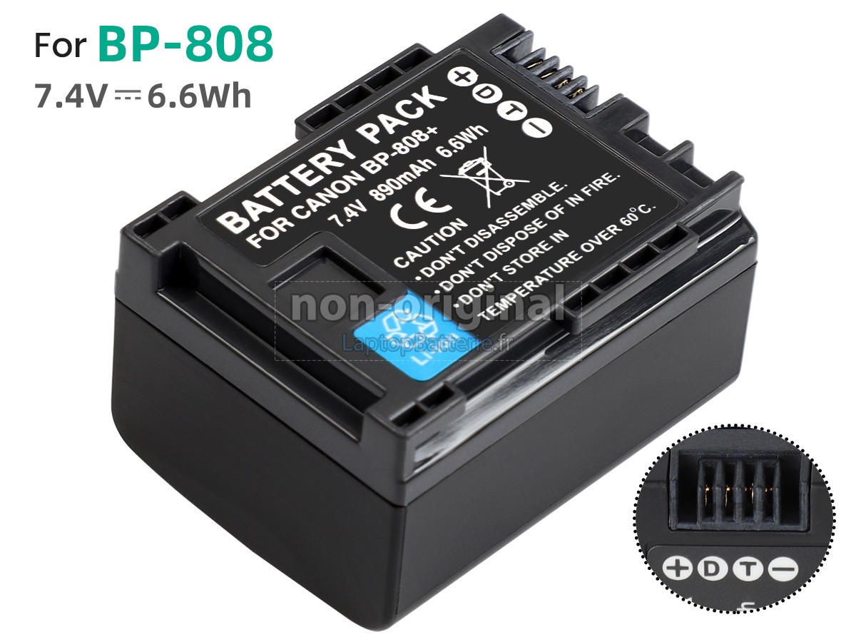 Batterie pour Canon BP-808D