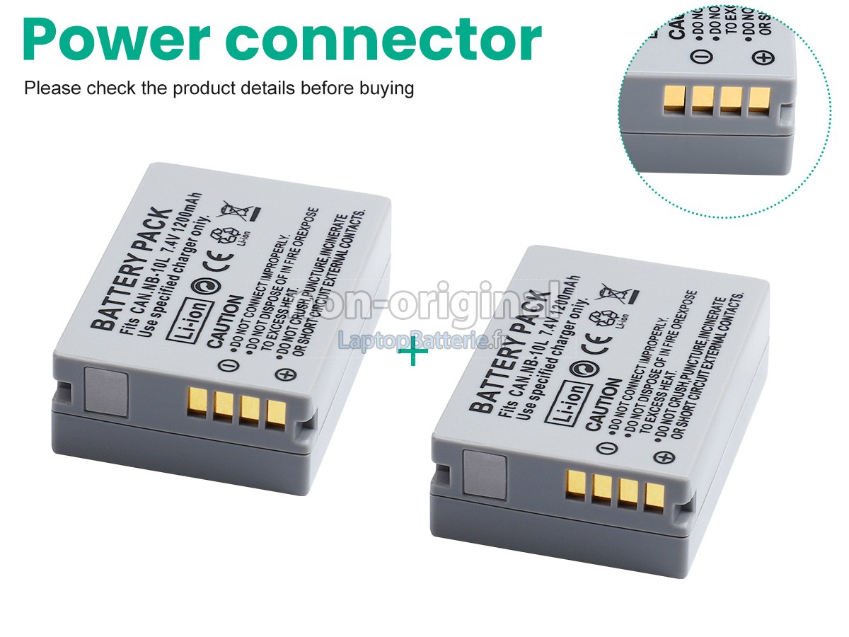 Batterie pour Canon POWERSHOT G15