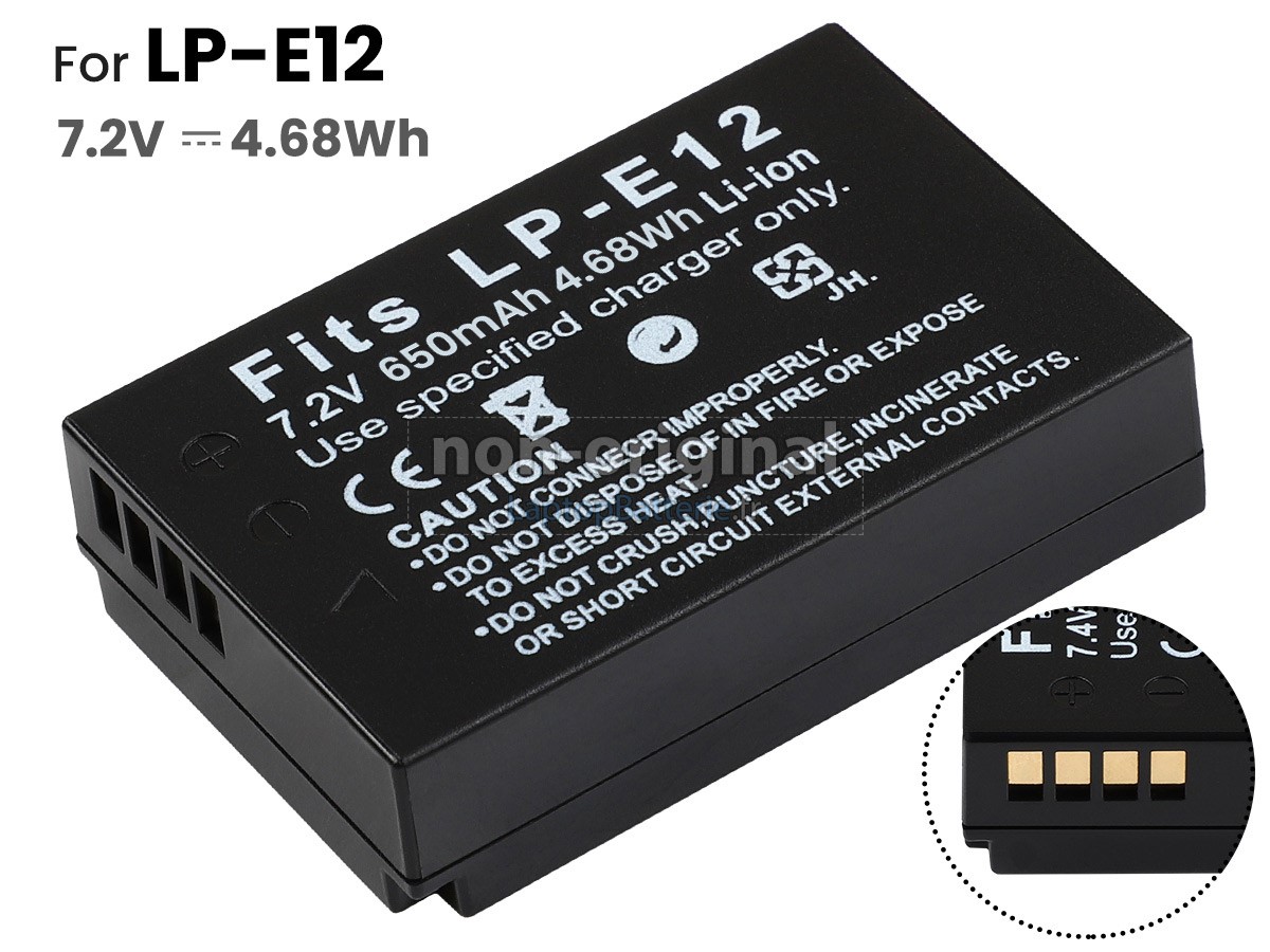 Batterie pour Canon LP-E12