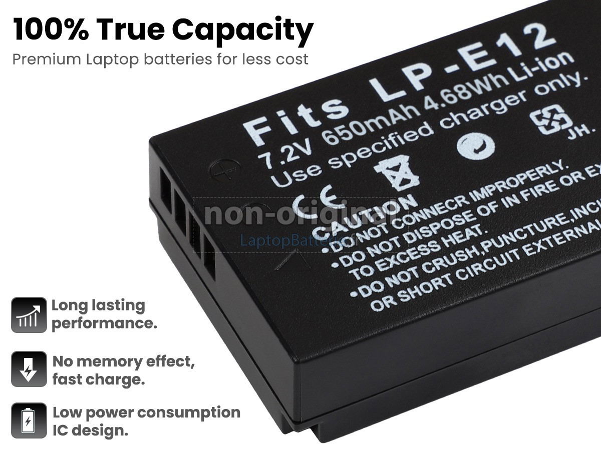 Batterie pour Canon LP-E12