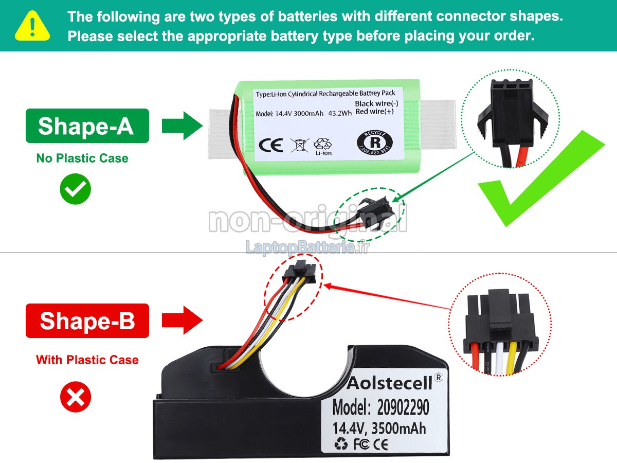 Batterie pour Cecotec CONGA 2290