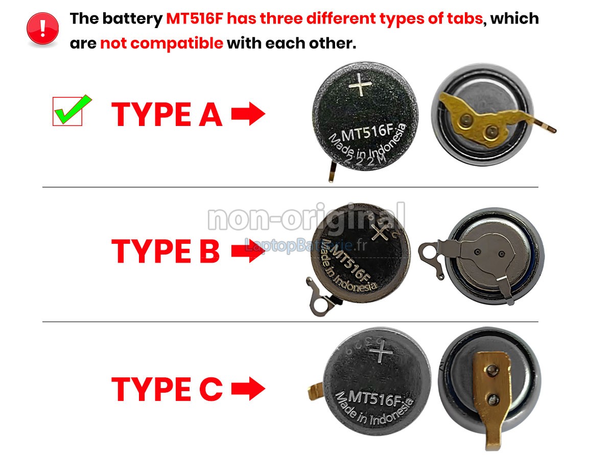 Batterie pour CITIZEN MT516F