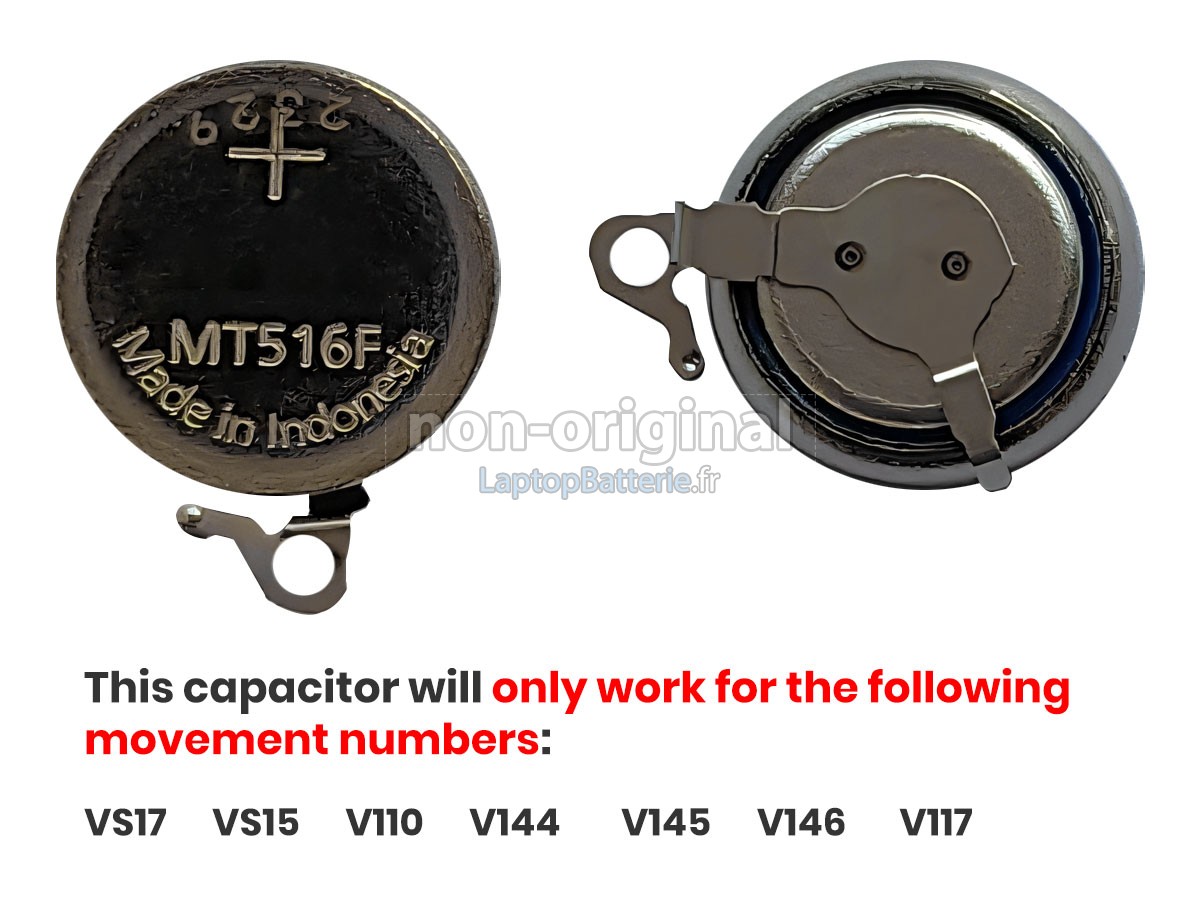 Batterie pour CITIZEN MT516F