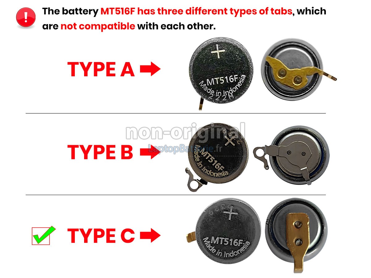 Batterie pour CITIZEN MT516F