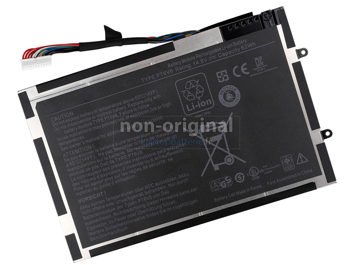 Batterie pour Dell 08P6X6 laptop