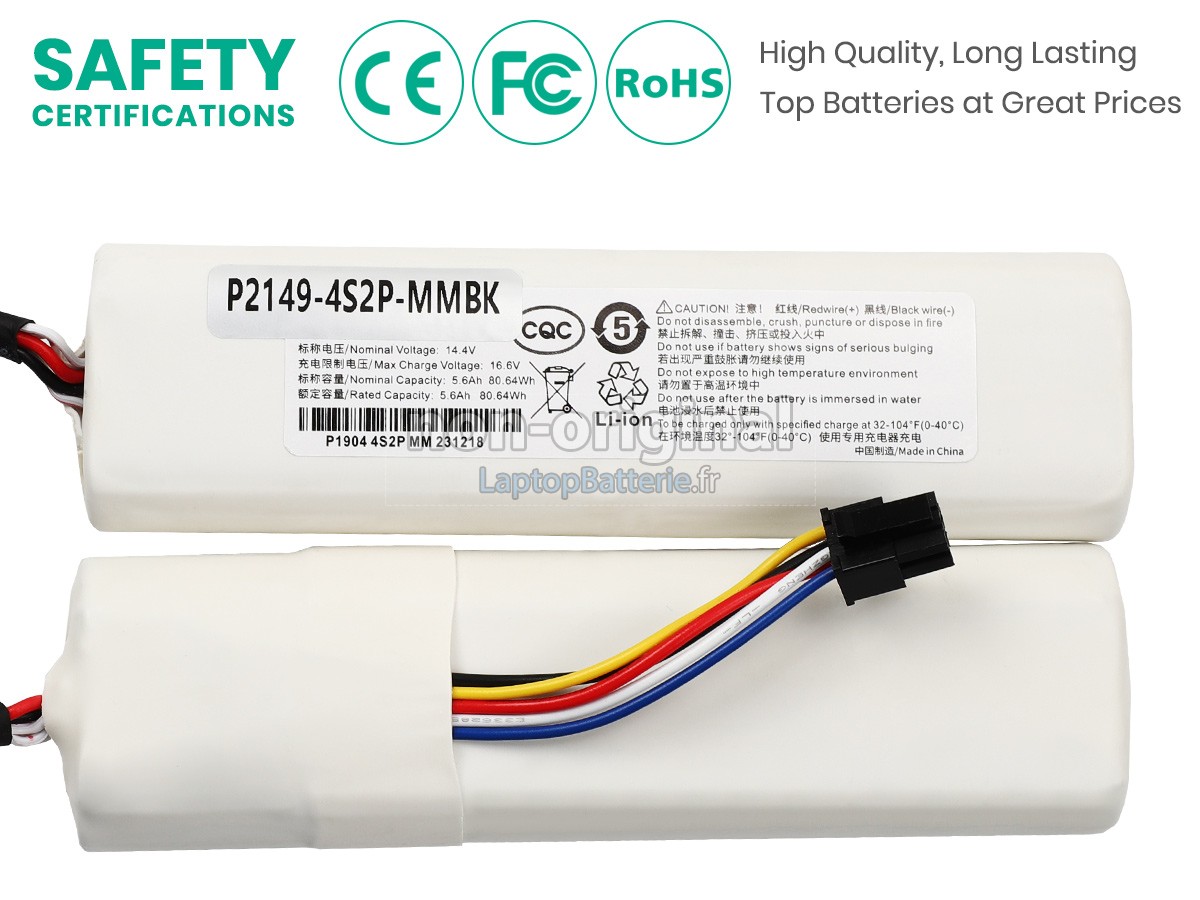 Batterie pour Dreame P2149-4S2P-MMBK