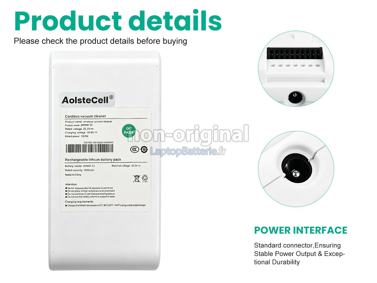Batterie pour Dreame POWER 11