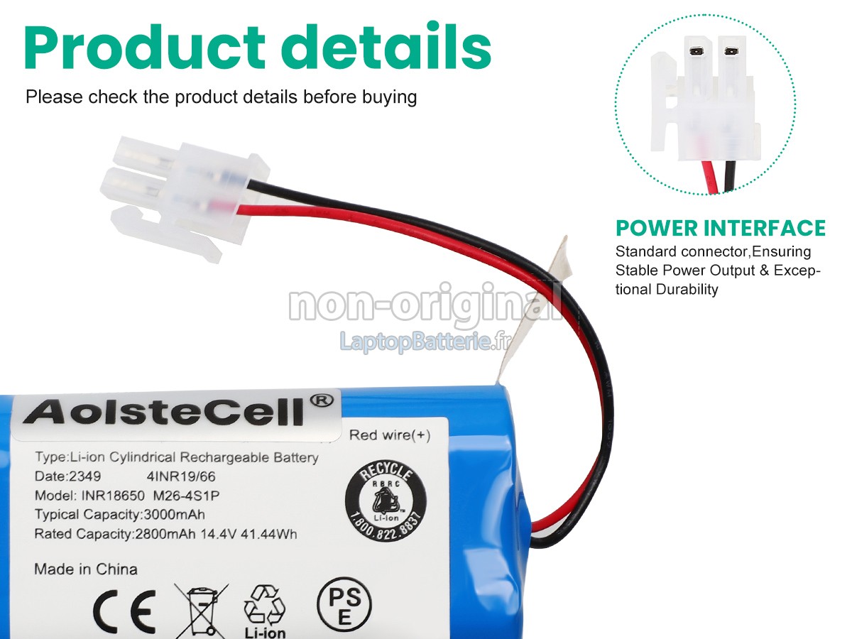 Batterie pour Ecovacs CR130