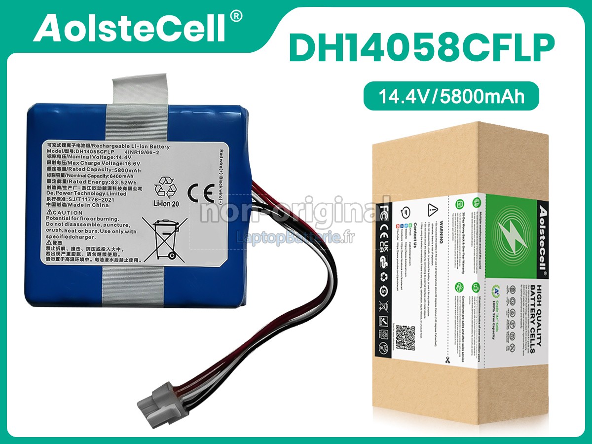 Batterie pour Ecovacs DH14058CFLP