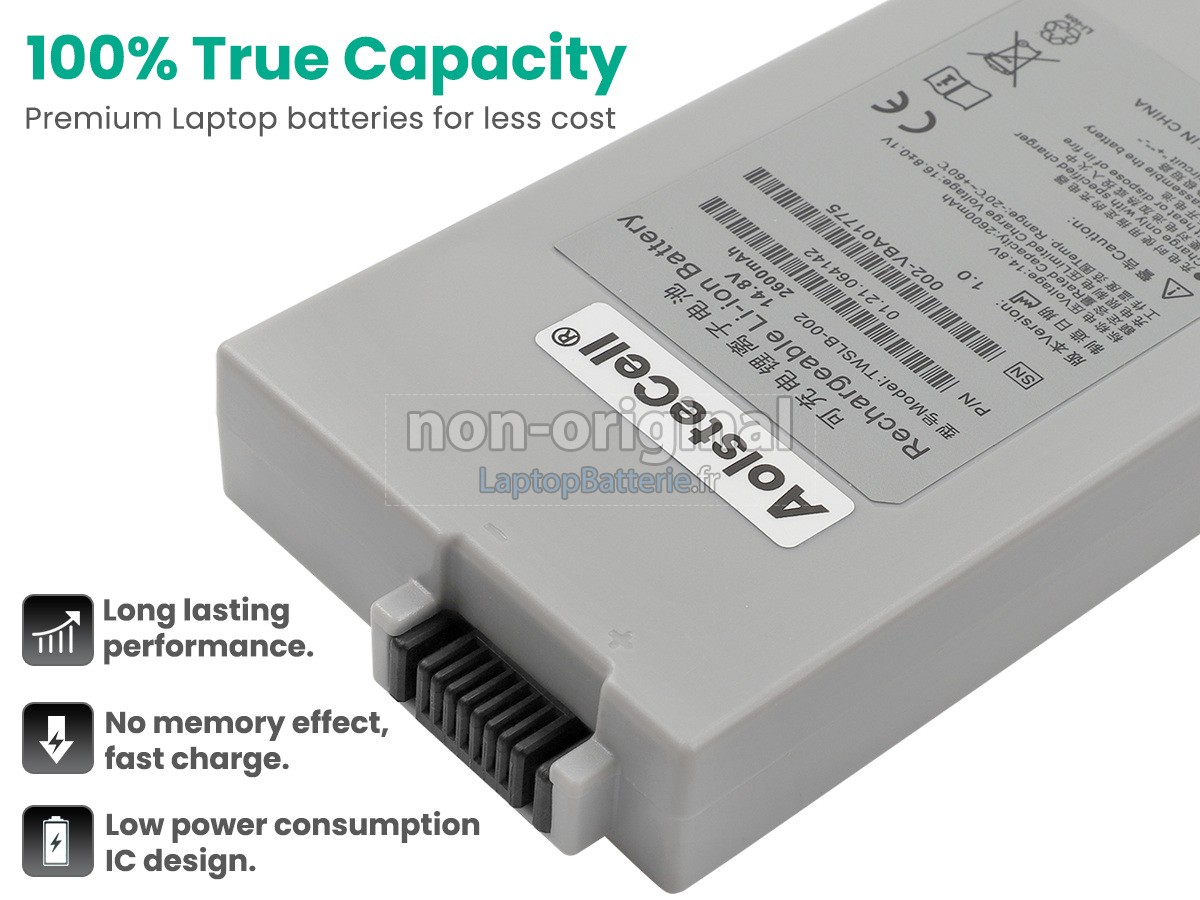 Batterie pour EDAN DRAGER VISTA 120