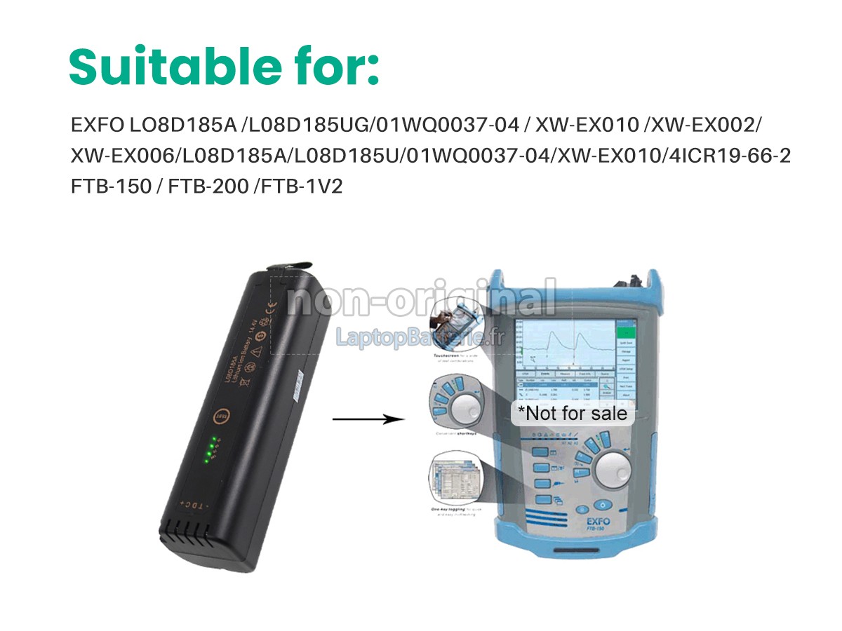 Batterie pour Exfo XW-EX002